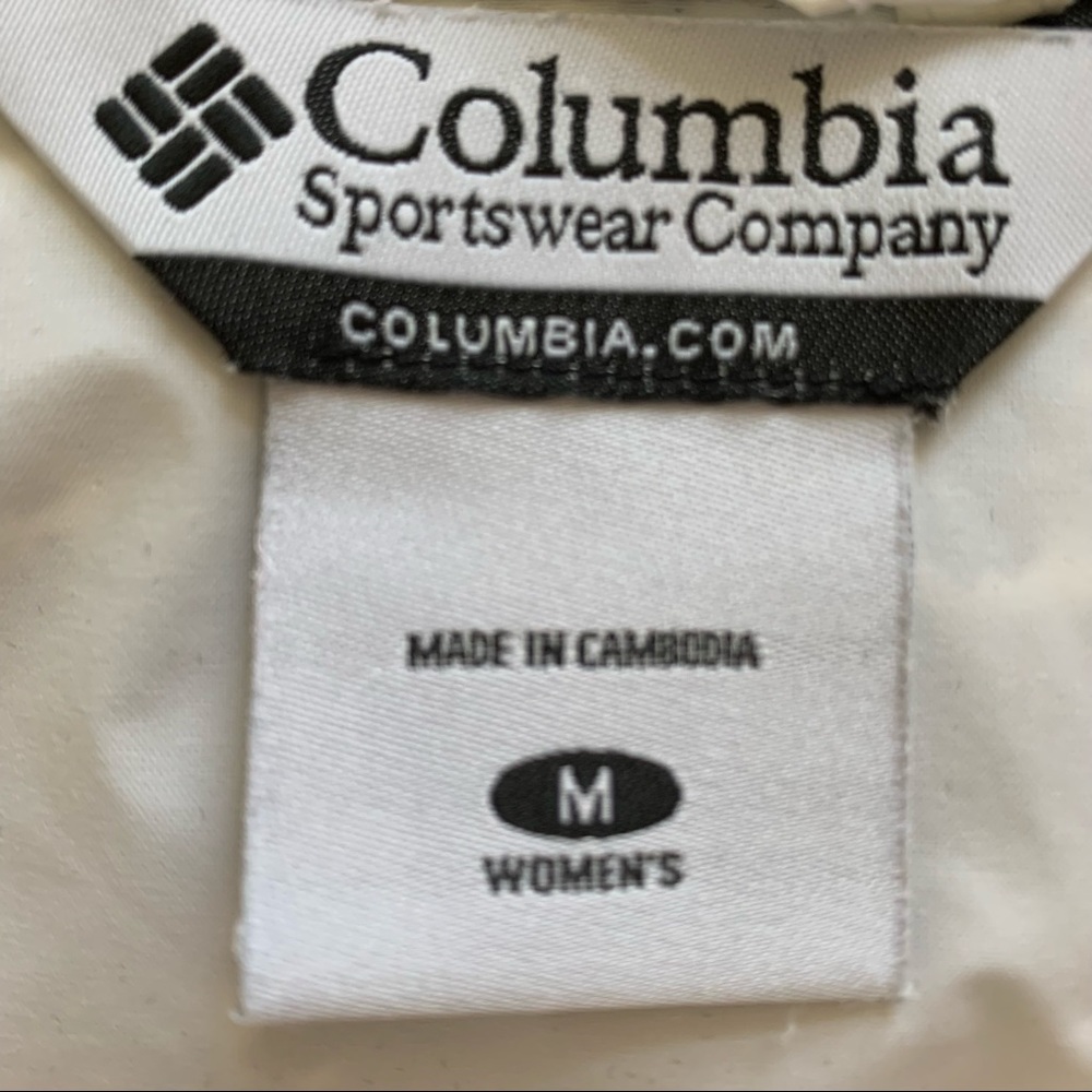 NWOT Columbia white Omni-shield jacket Size Medium - Picture 5 of 6